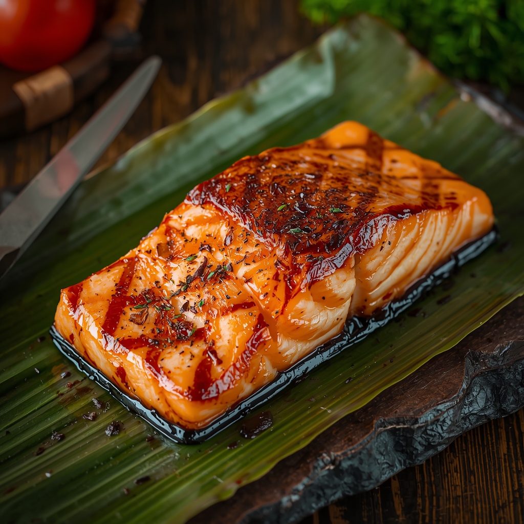 Grilled Salmon Nanny's Pavillon